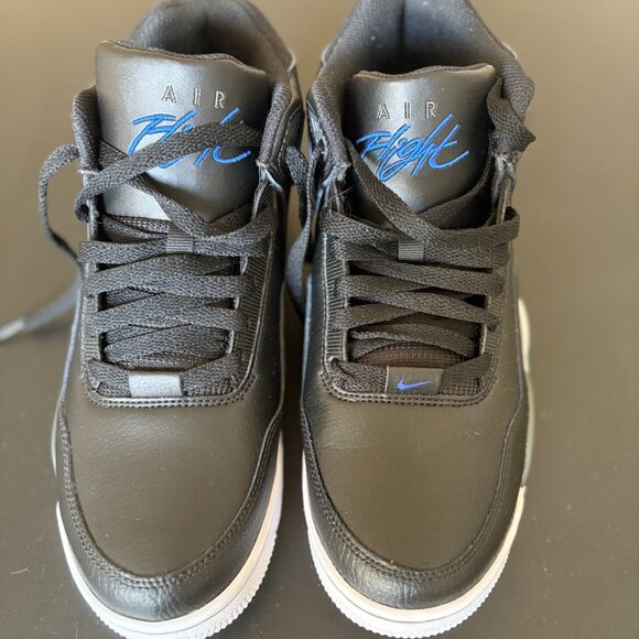 Nike Flight Legacy 'Black Hyper Blue' - Men's US8 - Picture 4 of 6